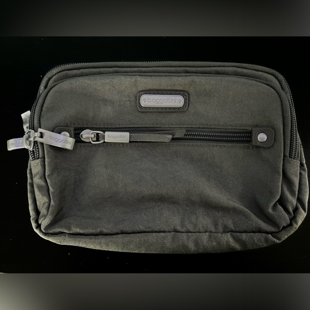 Baggillini Triple Zip Crossbody Without Strap